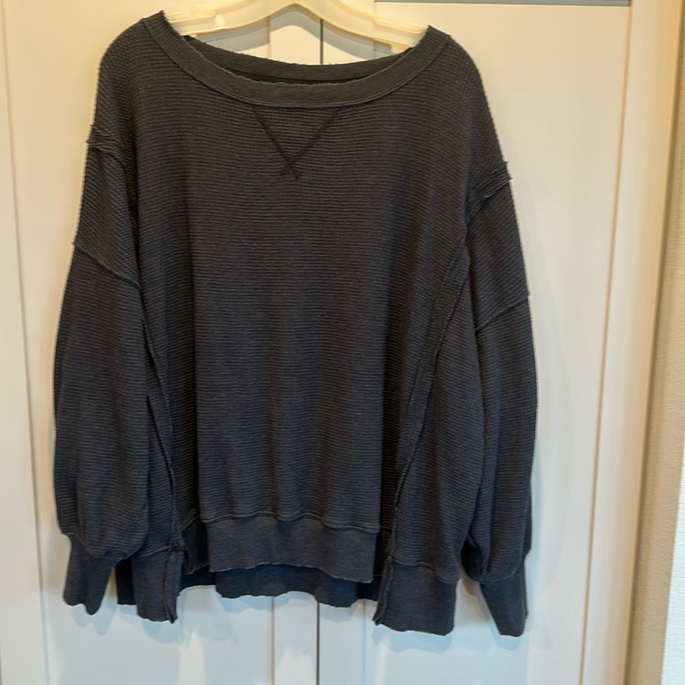 Aerie waffle shirt oversize fit size xs